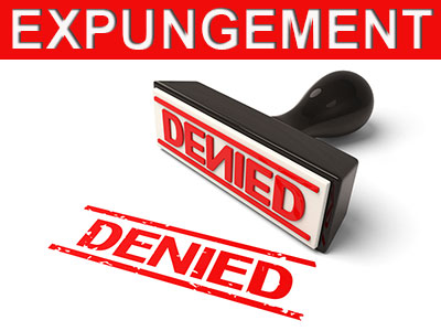 Why an expungement might be denied